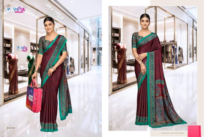 Vipul smart silk vol.07 wholesale sarees for business  - wholesale export